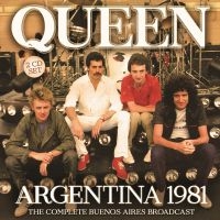 Queen - Argentina 1981 (2 Cd) Live Broadcas i gruppen CD / Metal,Pop-Rock hos Bengans Skivbutik AB (3919552)