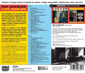 Charles Ray - Live 1958-1960 i gruppen CD / Pop-Rock,Annet hos Bengans Skivbutik AB (3922602)