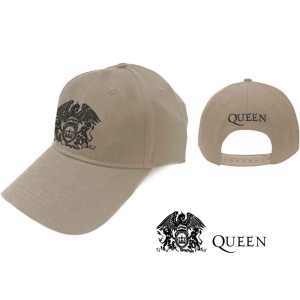 Queen - Black Classic Crest Sand Baseball C i gruppen MERCHANDISE / Merch / Pop-Rock hos Bengans Skivbutik AB (3924045)