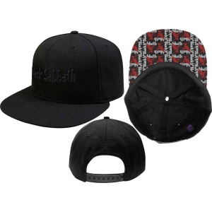 Black Sabbath - Logo & Demon Bl Snapback C i gruppen MERCHANDISE / Merch / Metal hos Bengans Skivbutik AB (3929313)