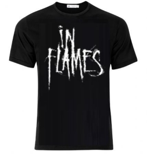 In Flames - In Flames T-Shirt Logo i gruppen Merchandise hos Bengans Skivbutik AB (3929587)