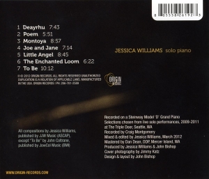 Jessica Williams - Songs Of Earth i gruppen CD / Jazz hos Bengans Skivbutik AB (3931353)