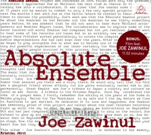 Joe Zawinul - Absolute Zawinul i gruppen CD / Jazz hos Bengans Skivbutik AB (3933847)