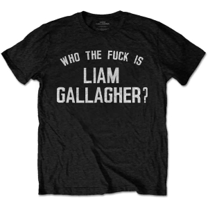 Liam Gallagher - Who The Fuck... Uni Bl i gruppen MERCH / T-Shirt / Rockoff_Nya April24 hos Bengans Skivbutik AB (3937599r)