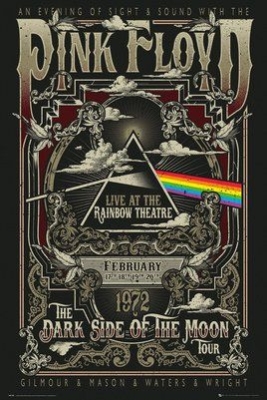 PINK FLOYD - Rainbow Theatre poster i gruppen MK Export CDON Merch hos Bengans Skivbutik AB (3939638)