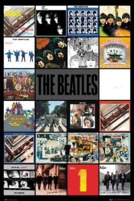 The Beatles - Albums Poster i gruppen Merchandise hos Bengans Skivbutik AB (3939644)