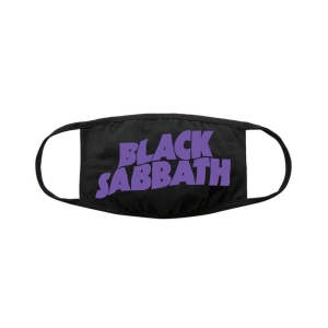 Black Sabbath - Wavy Logo Bl Face Mask i gruppen MERCHANDISE / Merch / Metal hos Bengans Skivbutik AB (3940236)