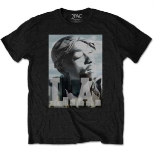 2Pac - Tupac Unisex Tee : LA Skyline i gruppen Minishops /  hos Bengans Skivbutik AB (3941439r)