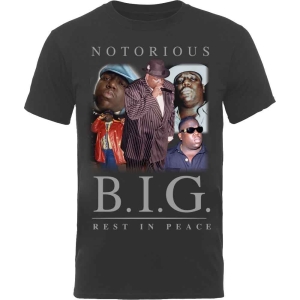 Biggie Smalls - Collage Uni Bl i gruppen MERCHANDISE / T-shirt / Hip Hop-Rap hos Bengans Skivbutik AB (3942955r)