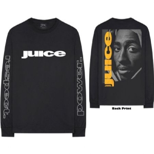 2 Pac -  Unisex Long Sleeved Tee: Respect (Back & Arm Print) (XL) i gruppen Minishops /  hos Bengans Skivbutik AB (3943236)