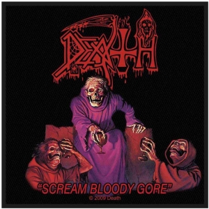 Death - Scream Bloody Gore Standard Patch i gruppen MERCHANDISE / Accessoarer / Metal hos Bengans Skivbutik AB (3943291)