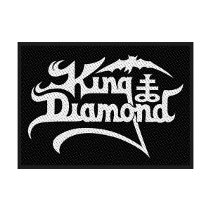 King Diamond - Logo Retail Packaged Patch i gruppen MERCHANDISE / Accessoarer / Metal hos Bengans Skivbutik AB (3943306)