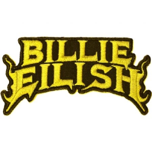 Billie Eilish - Billie Eilish Standard Patch : Flame Yellow i gruppen Minishops / Billie Eilish hos Bengans Skivbutik AB (3943683)