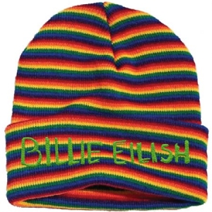 Billie Eilish - Billie Eilish Unisex Beanie Hat : Stripes i gruppen Merch Nyheter hos Bengans Skivbutik AB (3944415)