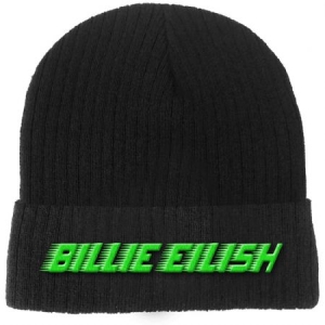 Billie Eilish - Billie Eilish Unisex Beanie Hat : Racer Logo i gruppen Merch Nyheter hos Bengans Skivbutik AB (3944416)