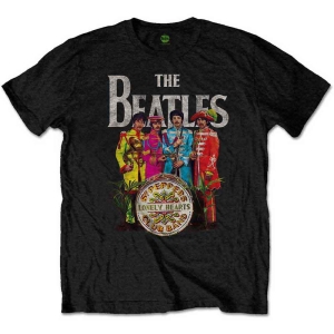 Beatles - Sgt Pepper Uni Bl T-Shirt i gruppen MERCHANDISE / T-shirt / Pop-Rock hos Bengans Skivbutik AB (3944453r)