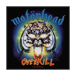 Motorhead - Overkill Standard Patch i gruppen MERCHANDISE / Merch / Metal hos Bengans Skivbutik AB (3946369)