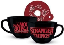 Stranger Things (The World is Turning Upside Down Cappuccino Mug And Stencil i gruppen MK Export CDON Merch hos Bengans Skivbutik AB (3948592)