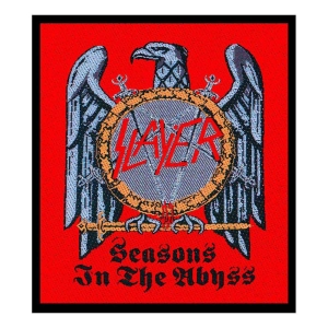 Slayer - Seasons In The Abyss Eagle Standard Patc i gruppen MERCHANDISE / Merch / Metal hos Bengans Skivbutik AB (3959793)