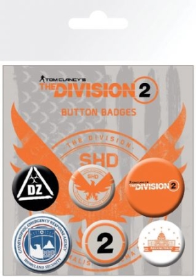 Tom Clancy - The Division 2 Mix Badge i gruppen MK Export CDON Merch hos Bengans Skivbutik AB (3967155)