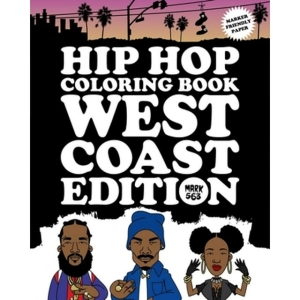 Mark 563  - Hip Hop coloring book : West Coast Editi i gruppen VI TIPSER / MusikkkBøker hos Bengans Skivbutik AB (3970915)