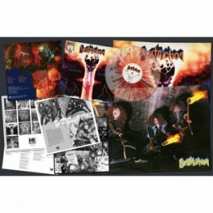 Destruction - Infernal Overkill (Fire Splatter Vi i gruppen VINYL / Metal/ Heavy metal hos Bengans Skivbutik AB (3973384)