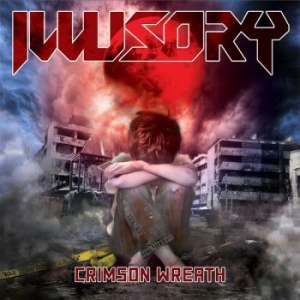 Illusory - Crimson Wreath i gruppen CD / Metal/ Heavy metal hos Bengans Skivbutik AB (3987062)