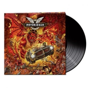 Motorjesus - Hellbreaker (Black Vinyl Lp) i gruppen VINYL / Metal/ Heavy metal hos Bengans Skivbutik AB (3989946)