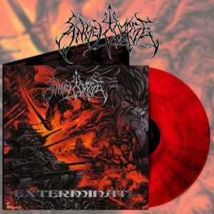 Angelcorpse - Exterminate (Red Marble Vinyl Lp) i gruppen VINYL / Metal/ Heavy metal hos Bengans Skivbutik AB (3990839)