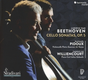 Raphael Pidoux - Beethoven Cello Sonatas Op. 5 i gruppen CD / Klassisk,Annet hos Bengans Skivbutik AB (3995057)