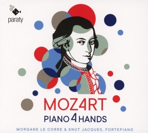 Knut Jacques - Mozart Piano 4 Hands i gruppen CD / Klassisk,Annet hos Bengans Skivbutik AB (3995058)