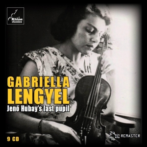 Gabriella Lengyel - Jeno Hubay's Last Pupil i gruppen CD / Klassisk,Annet hos Bengans Skivbutik AB (3995324)