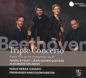 Faust/Queyras/Melnikov/Freiburger Barockorchester/Heras-Casado - Beethoven Triple Concerto i gruppen CD / Klassisk,Annet hos Bengans Skivbutik AB (3995339)