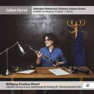 Julien Herve - Mozart: Clarinet Concerto K622/Quintettsatz Kv Anhang 9 i gruppen CD / Klassisk,Annet hos Bengans Skivbutik AB (3995978)