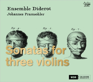 Ensemble Diderot - Sonatas For Three Violins i gruppen CD / Klassisk,Annet hos Bengans Skivbutik AB (3996910)