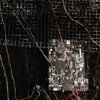 Merzbow/Prurient - Black Crows Cyborg (Coloured Vinyl) i gruppen VINYL / Metal hos Bengans Skivbutik AB (4000961)