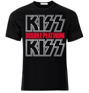 Kiss - Kiss T-Shirt Double Platinum i gruppen Merchandise hos Bengans Skivbutik AB (4010662)