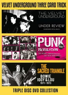 Velvet Underground - Three Card Trick (3 Dvd Documentary i gruppen Musikkk-DVD & Bluray hos Bengans Skivbutik AB (4013112)