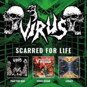 Virus - Scarred For Life (3 Cd) i gruppen CD / Metal hos Bengans Skivbutik AB (4017817)