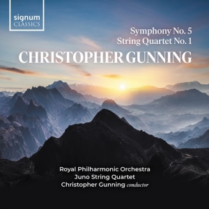 Gunning Christopher - Symphony No. 5 & String Quartet No. i gruppen VI TIPSER / Julegavetips CD hos Bengans Skivbutik AB (4017843)