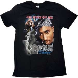 Tupac - All Eyez Homage Uni Bl T-Shirt i gruppen MERCHANDISE / T-shirt / Hip Hop-Rap hos Bengans Skivbutik AB (4018943r)