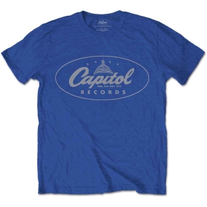 Capitol Records - Logo Uni Blue i gruppen MERCHANDISE / T-shirt / Annet hos Bengans Skivbutik AB (4018967r)