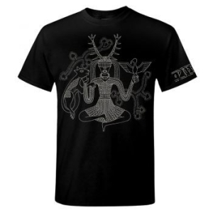 Heilung - T/S Cernunina Futha (L) i gruppen Merchandise hos Bengans Skivbutik AB (4041079)