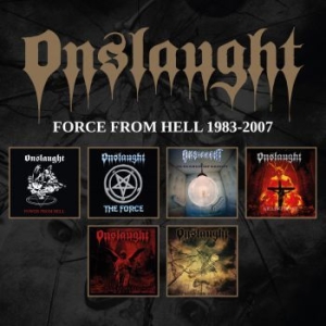 Onslaught - Force From Hell 1983-2007 (6 Cd) i gruppen CD / Metal/ Heavy metal hos Bengans Skivbutik AB (4043898)