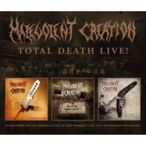 Malevolent Creation - Total Live Death (3 Cd) i gruppen CD / Metal hos Bengans Skivbutik AB (4043899)