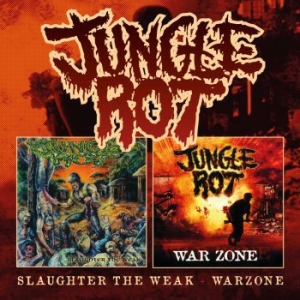 Jungle Rot - Slaughter The Weak / Warzone (2 Cd) i gruppen CD / Metal/ Heavy metal hos Bengans Skivbutik AB (4043903)