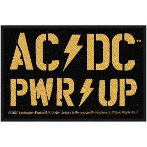 Ac/Dc - Pwr-Up Standard Patch i gruppen MERCH / Minsishops-merch / Ac/Dc hos Bengans Skivbutik AB (4045115)