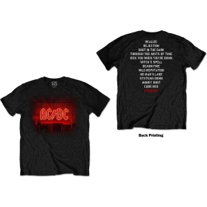 Ac/Dc - Dark Stage/Tracklist Uni Bl i gruppen MERCH / Minsishops-merch / Ac/Dc hos Bengans Skivbutik AB (4045118r)