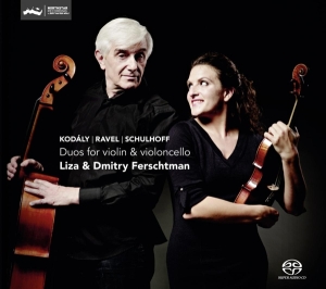 Liza & Dmitry Ferschtman - Duos For Violin & Violoncello i gruppen CD / Klassisk,Annet hos Bengans Skivbutik AB (4046179)