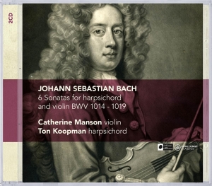 Catherine Manson - 6 Sonatas For Harpsichord & Violin Bwv 1014-1019 i gruppen CD / Klassisk,Annet hos Bengans Skivbutik AB (4046246)